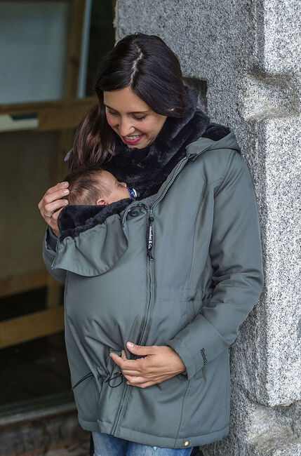 Wombat Wallaby Bærejakke, Grey/Black