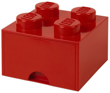 LEGO Opbevaringsklods 4, Rød