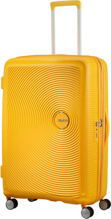 American Tourister Soundbox Spinner Rejsekuffert 97L, Golden Yellow