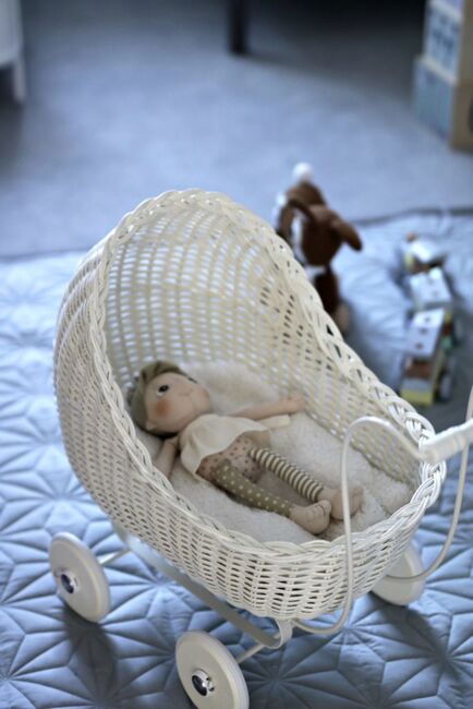 Smallstuff Dukkevogn, Hvid