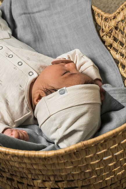 Jollein Stofble Bamboo 4-pak, Storm Grey