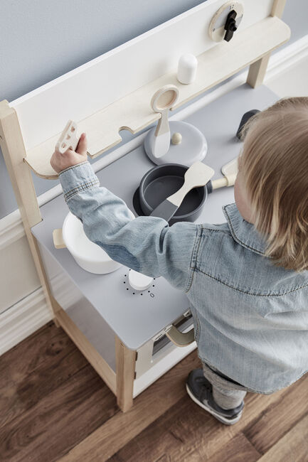 Kid's Concept Legekøkken, Natur/Hvid