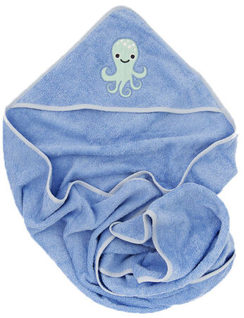 ImseVimse badeponcho, Octopus Blå