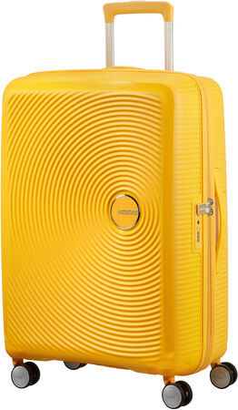 American Tourister Soundbox Spinner Rejsekuffert 71.5L, Golden Yellow