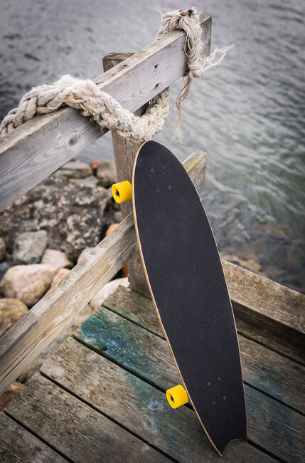 Impulse Longboard, Grå/Gul