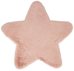 Alice & Fox Gulvtæppe Fake Fur Star 70 cm, Pink