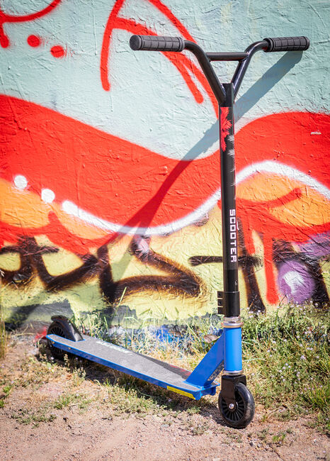 Pinepeak Løbehjul Extreme Scooter, Blå