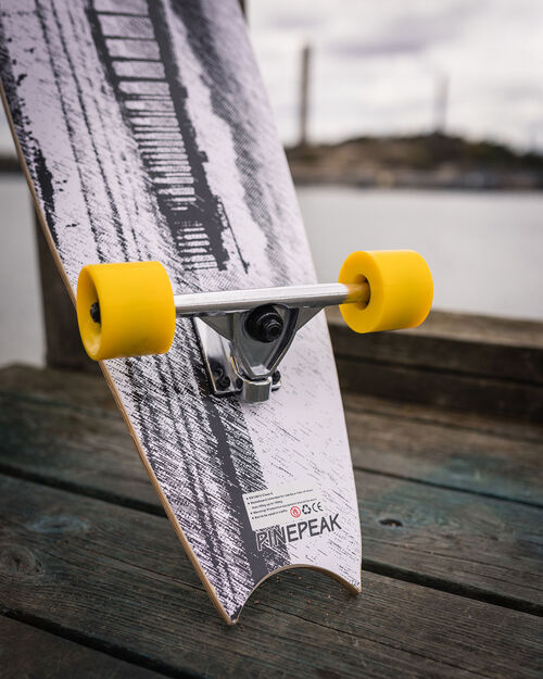 Impulse Longboard, Grå/Gul