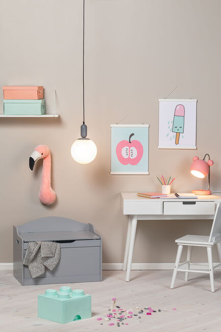 LEGO Opbevaringskasse 4, Design Collection, Turkis