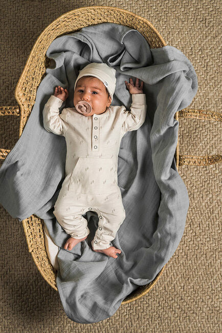 Jollein Stofble Bamboo 4-pak, Storm Grey