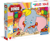 Clementoni Dumbo Puslespil Maxi 104 Brikker