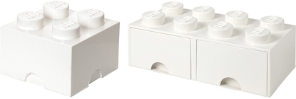 LEGO Opbevaringspakke Lille/Stor, Hvid